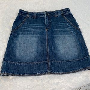 Life Is Good Denim Skirt in Excellent Condition
